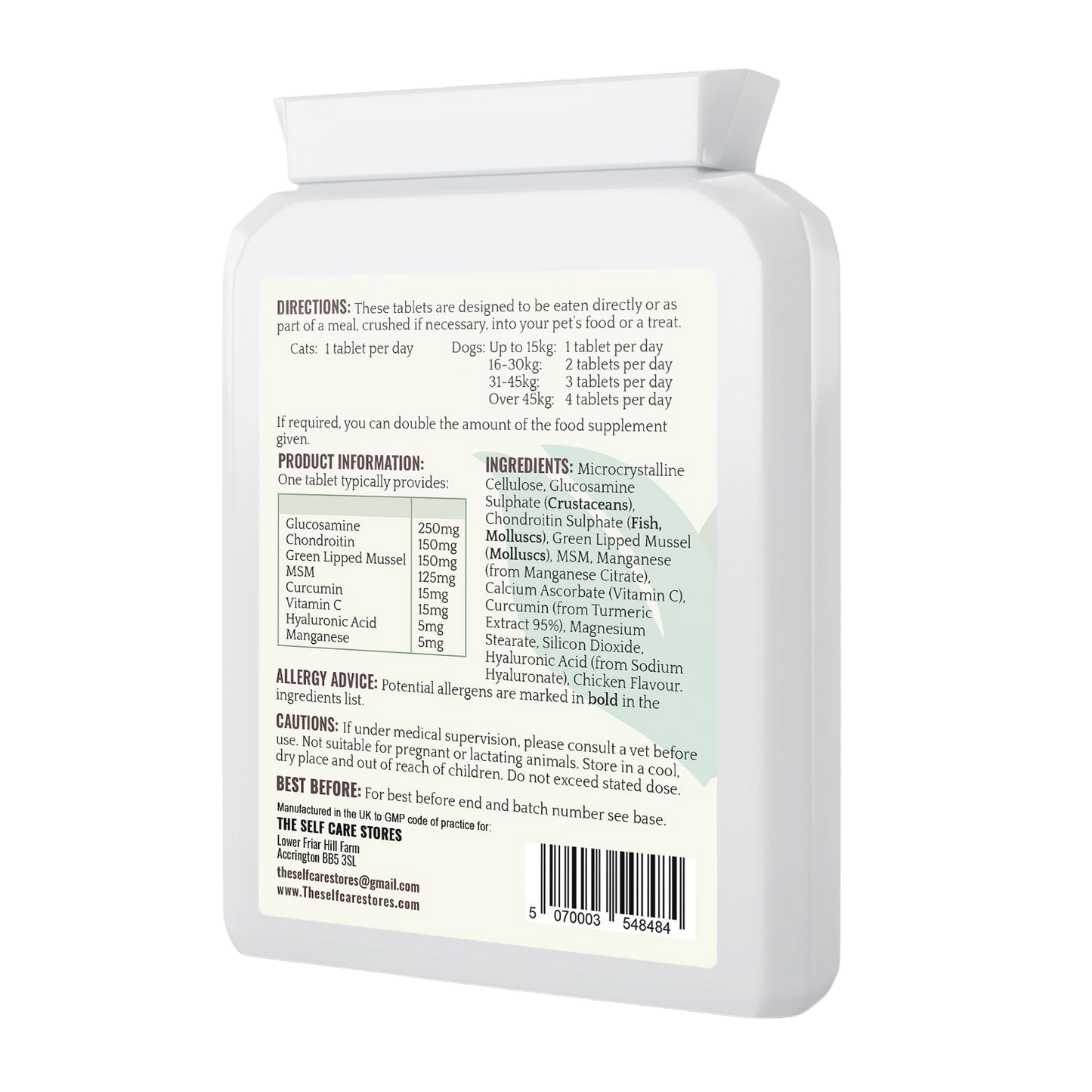 Pet Joint Support Complex - PL-416